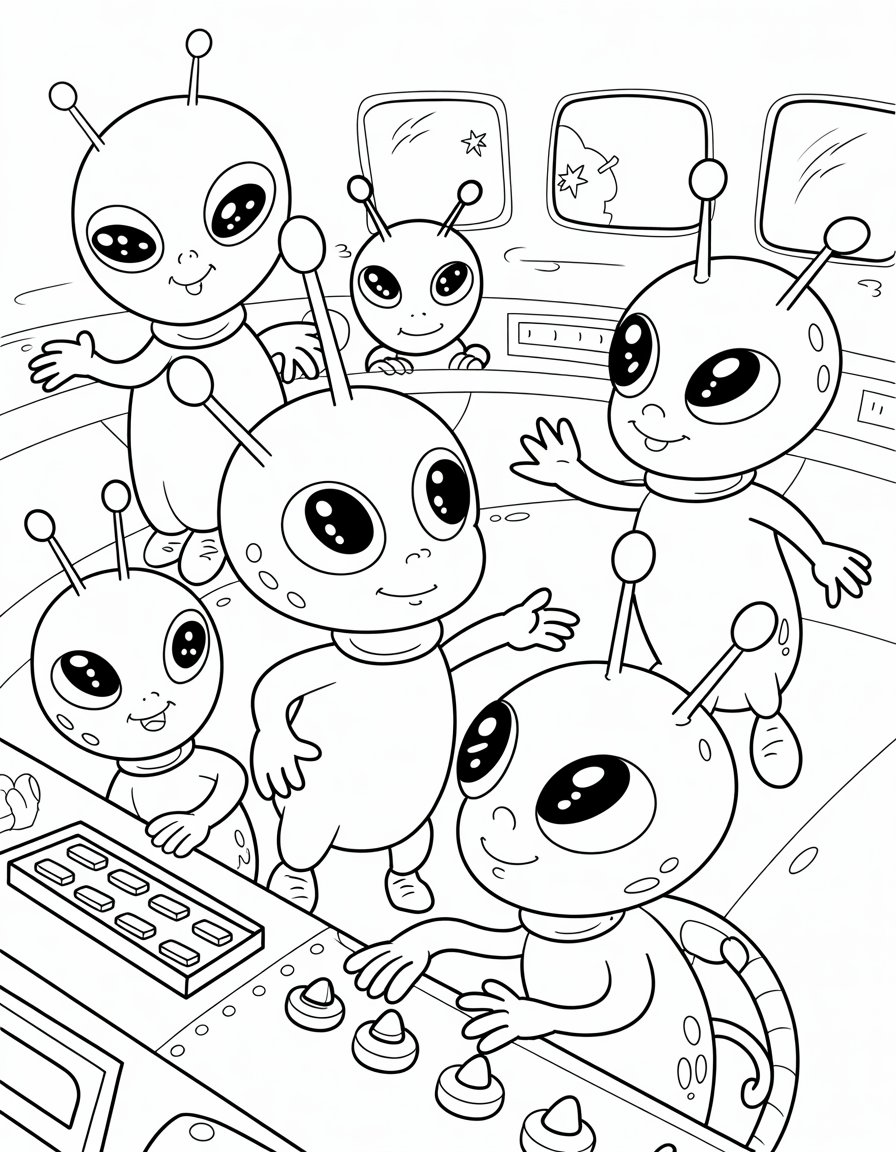 Space Explorer Aliens